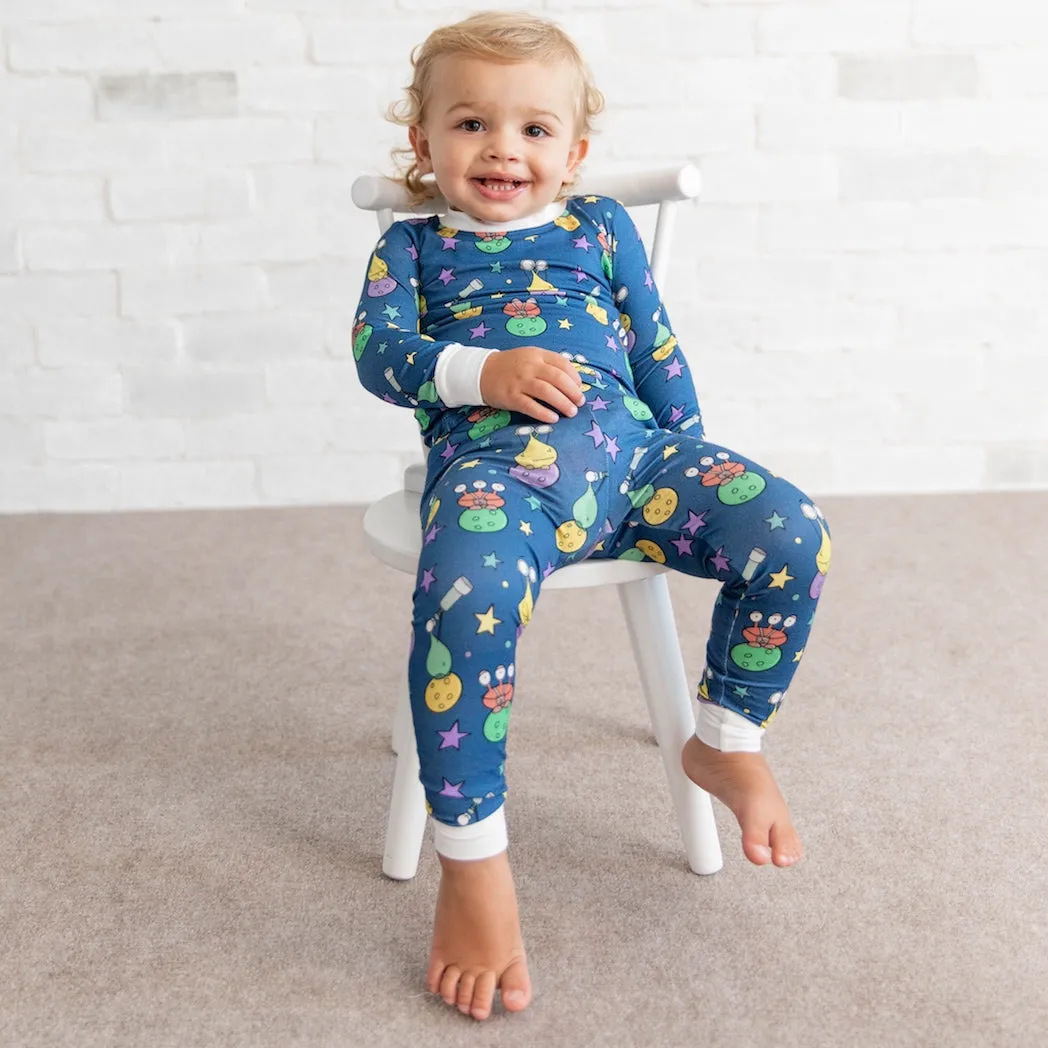 • Intergalactic Alien • 'Sleep Tight' Two-Piece Bamboo Pajama and Playtime Set