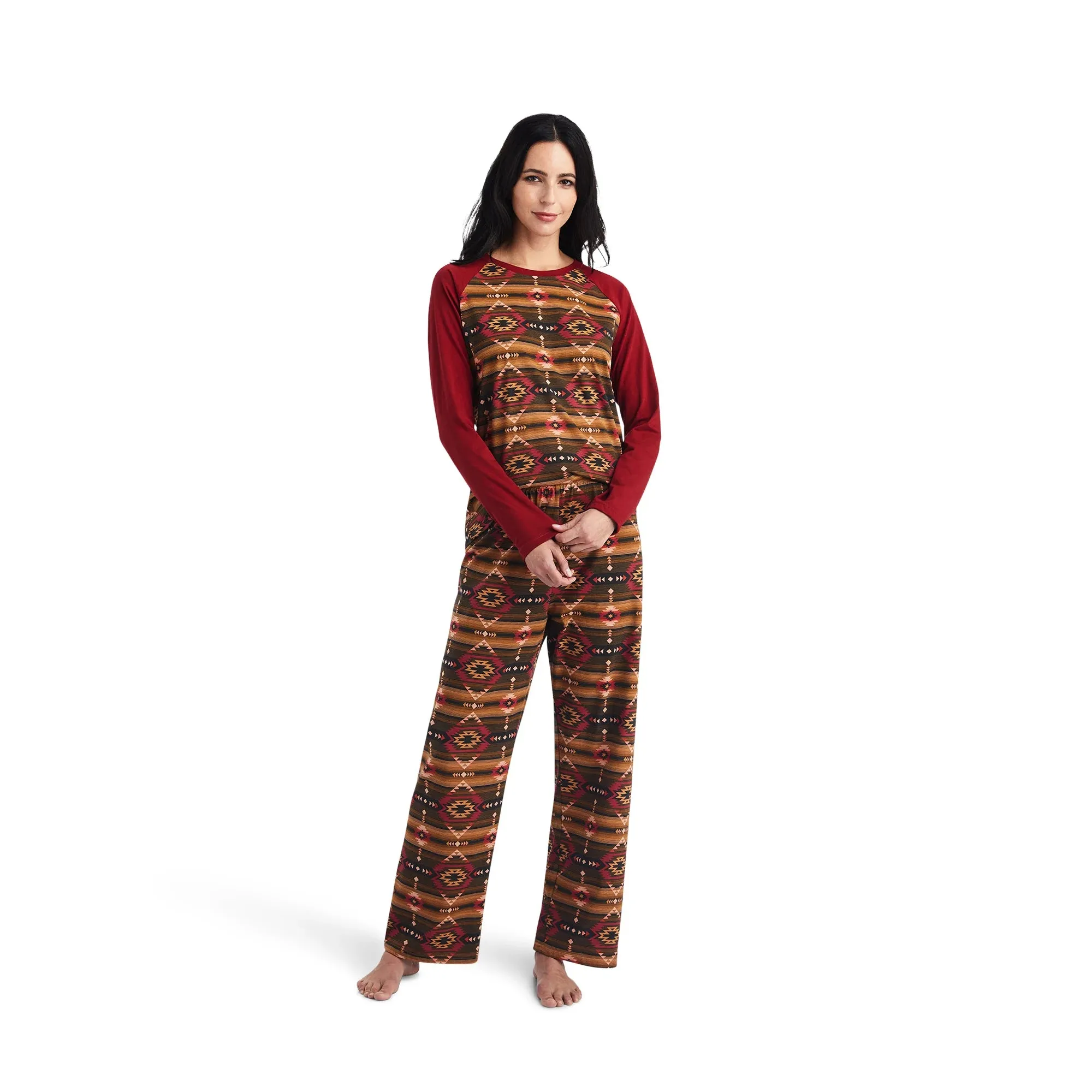 Ariat Women's South Western Pajama Set