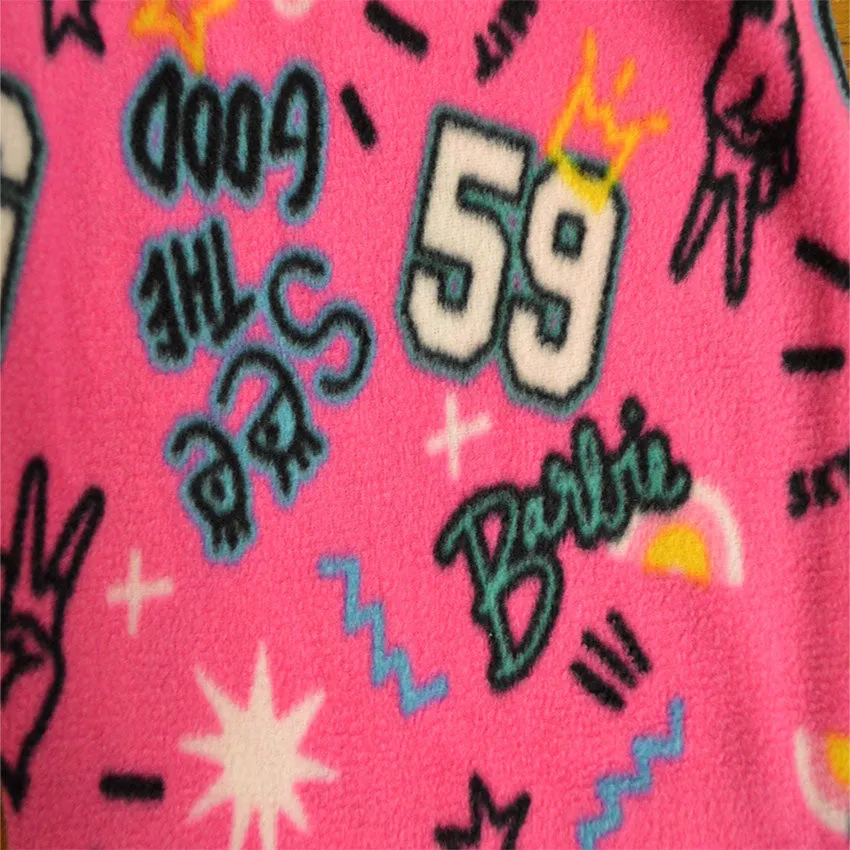 Barbie No Such Thing as Too Extra Fleece Pajamas