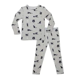 Bellabu Bear 2 piece PJ Set - Black Cat