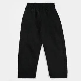 Boys Pajama Poly Viscose Plain -BLACK