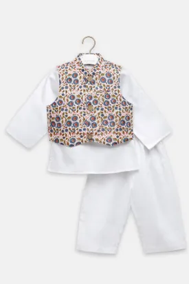 Boy's Printed Kurta Set