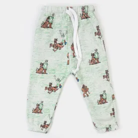 Boys Terry And Fleece Character Pajama - Green