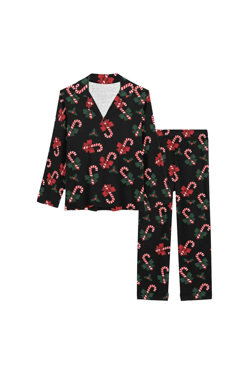 Candy Cane Cozy Women's Long Pajama Set