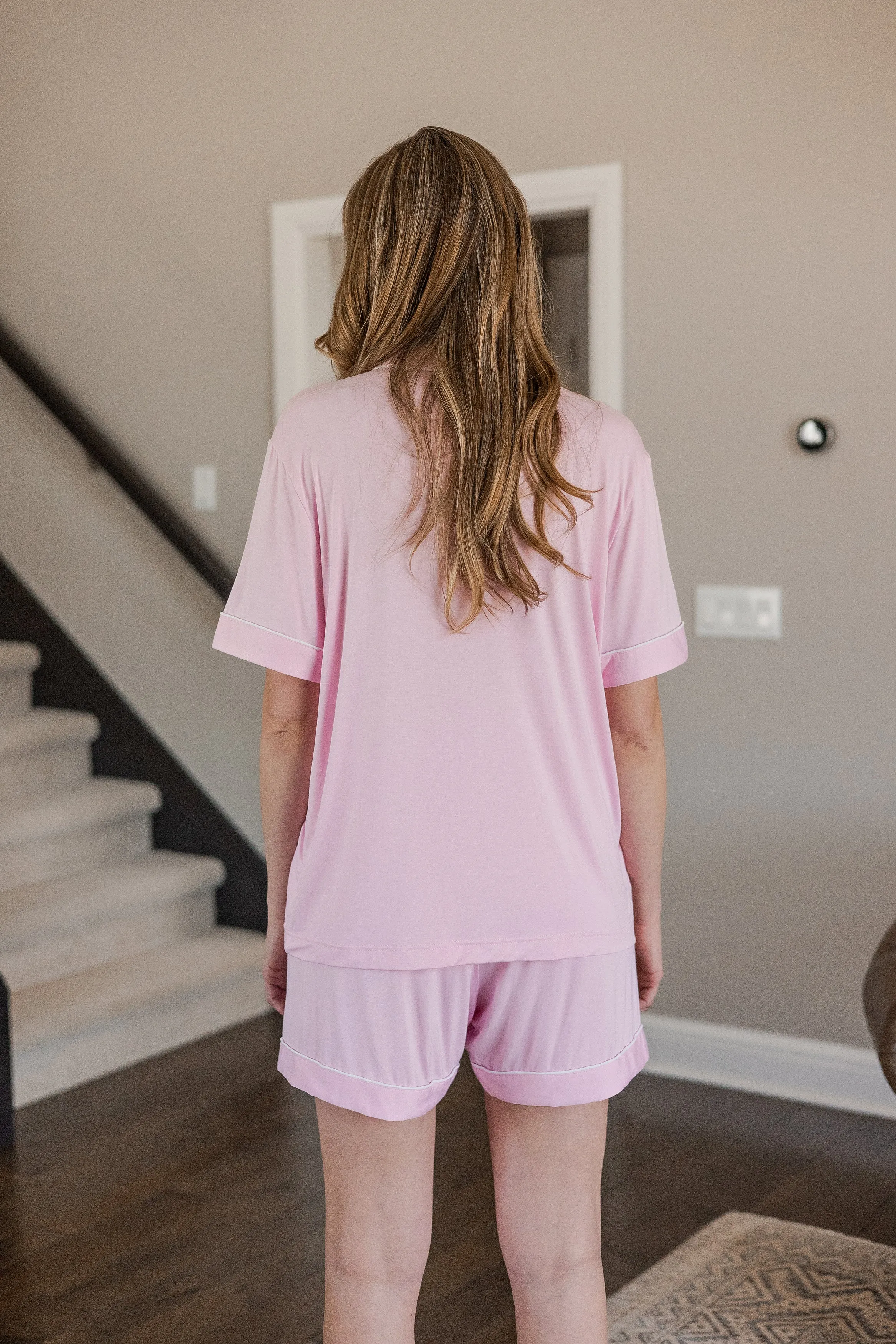 Carefree Bamboo Short Sleeve & Short Pajama Set