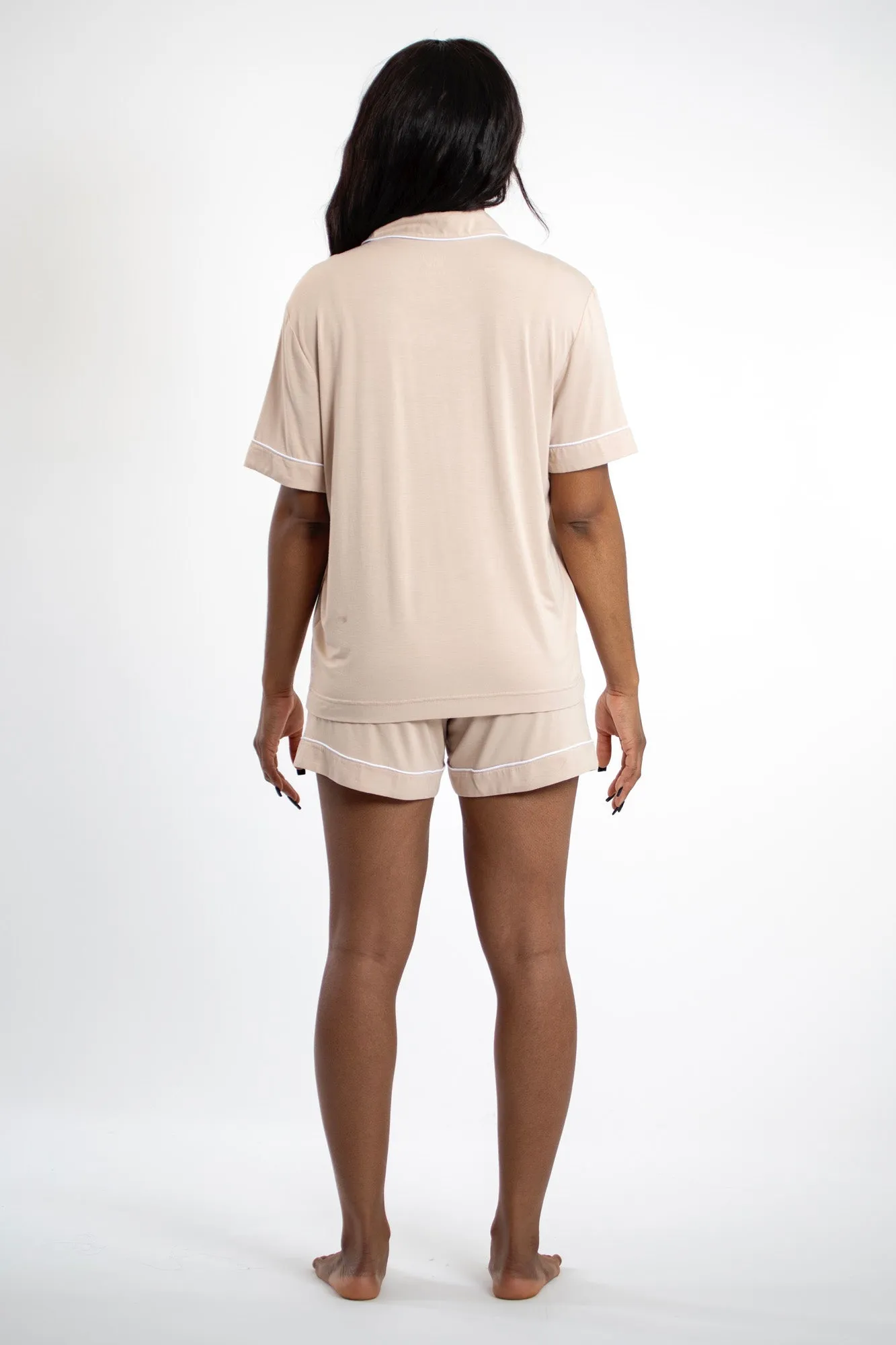 Carefree Bamboo Short Sleeve & Short Pajama Set