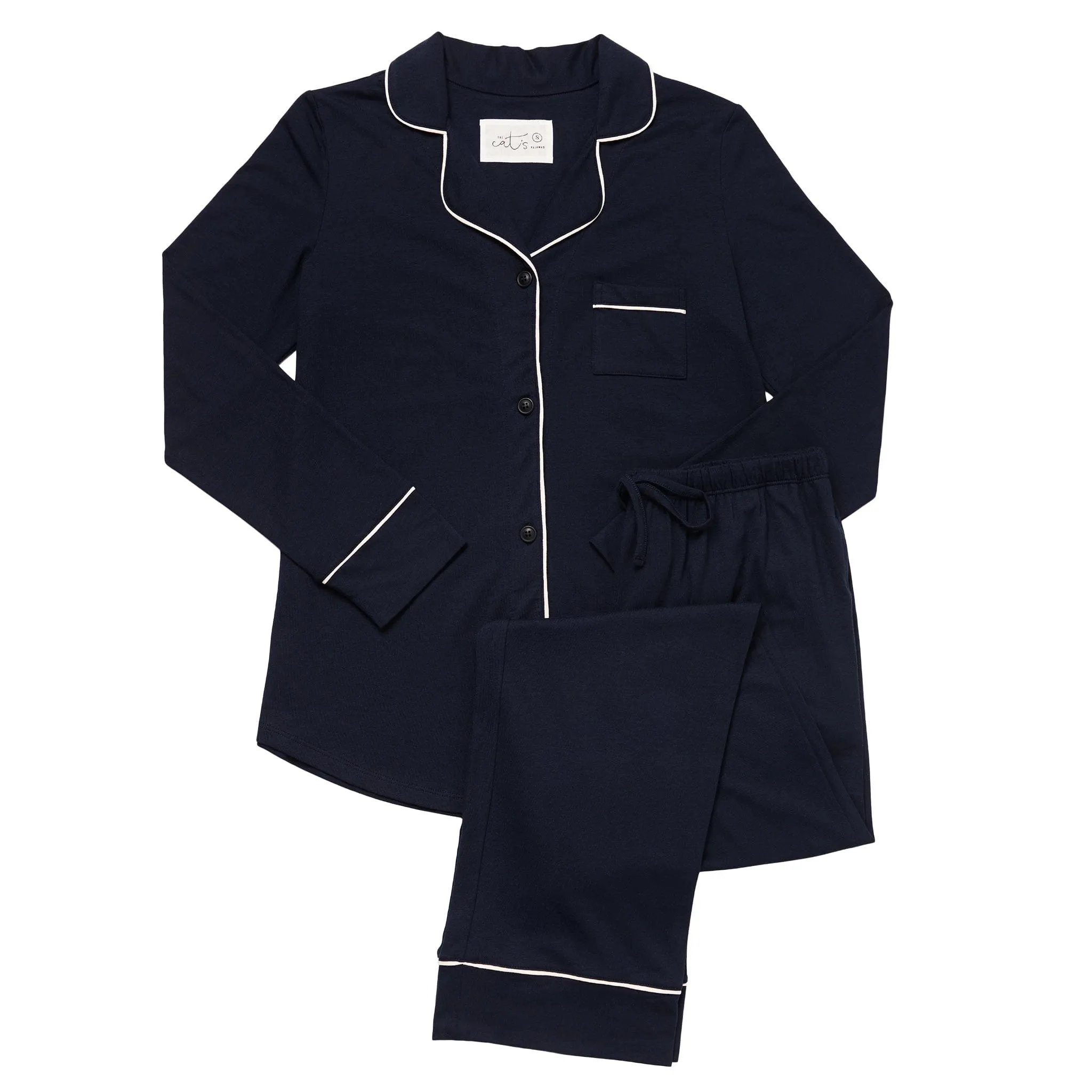 Classic Pima Knit Pajama - Midnight