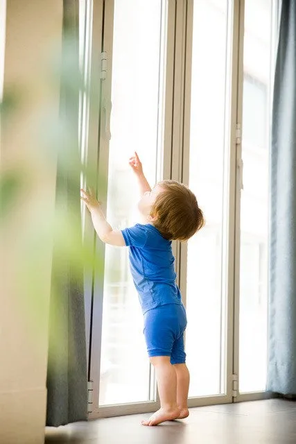 Colorful Blue Short Sleeve Pajamas