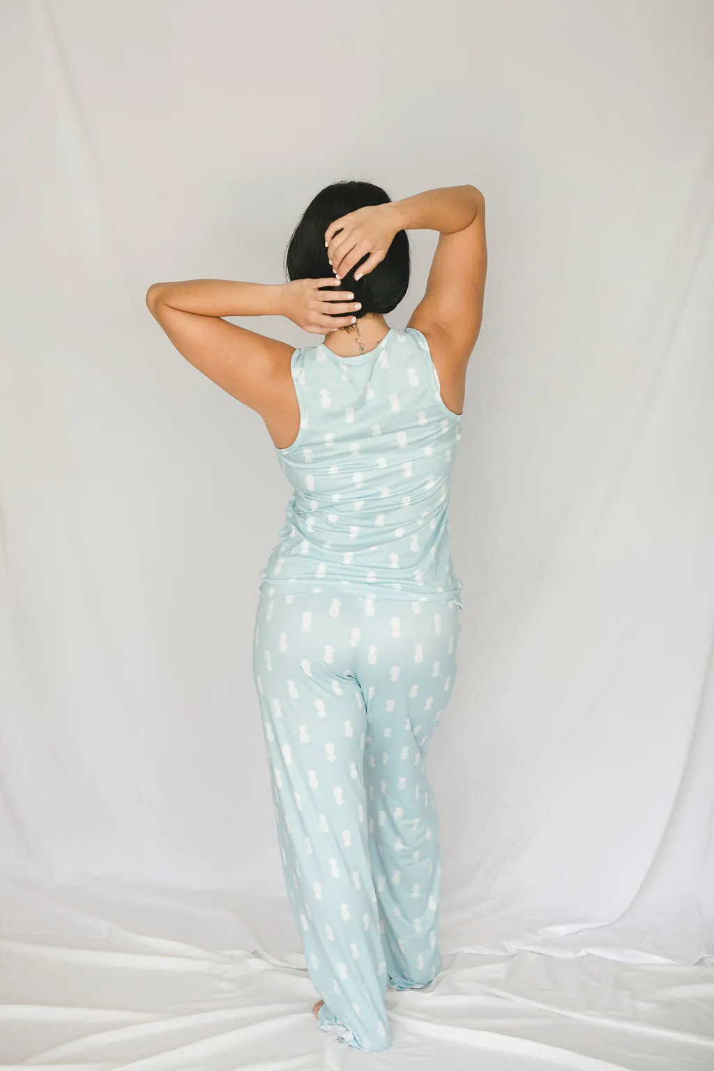 Cozy Pineapple Pajama Pants Set