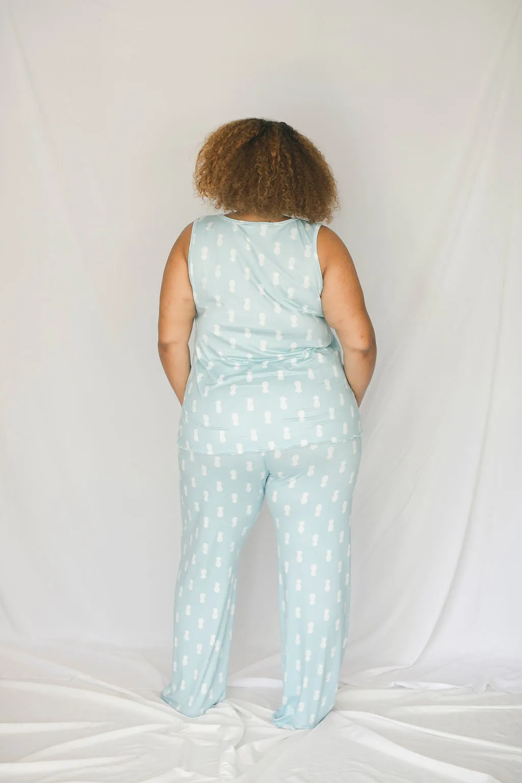 Cozy Pineapple Pajama Pants Set