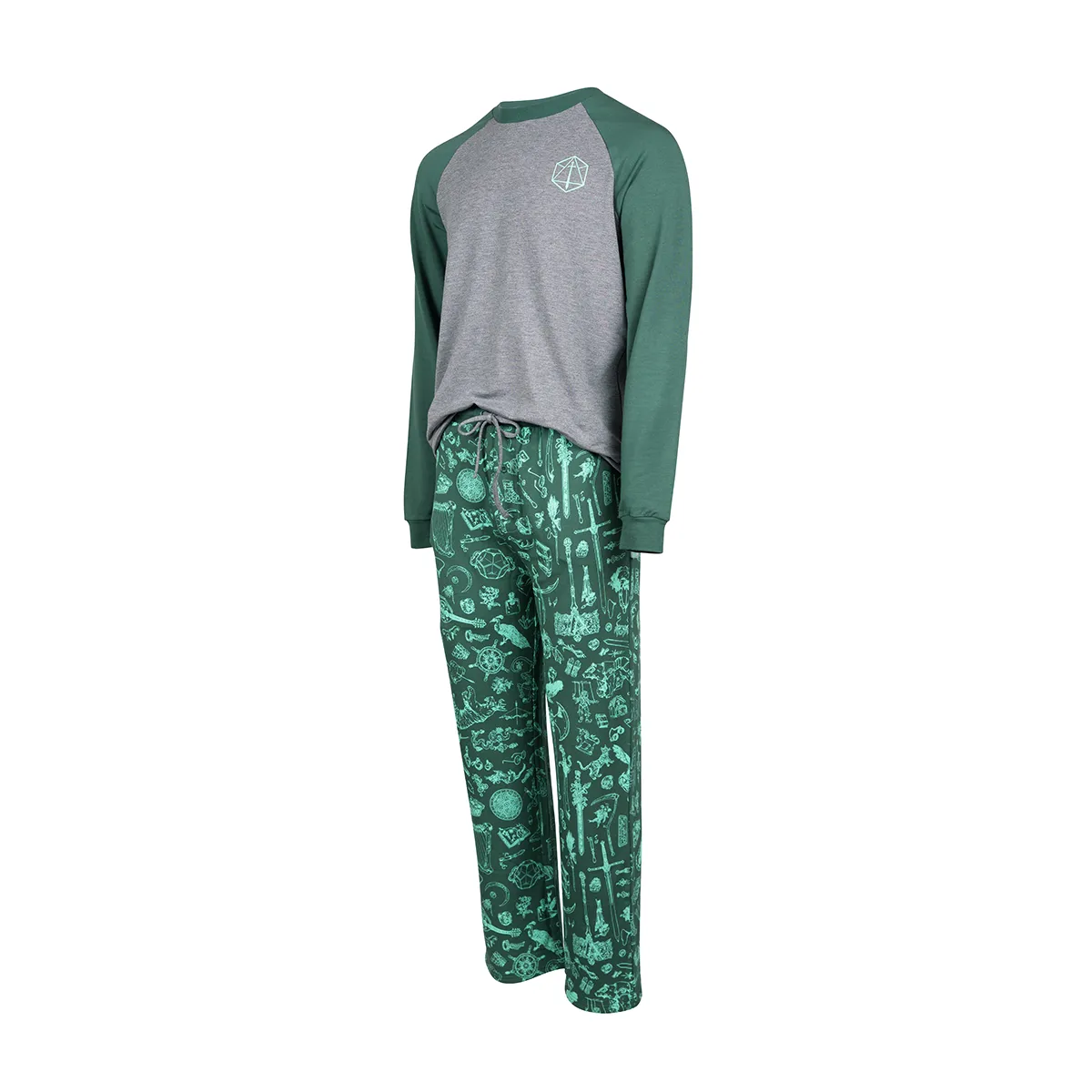 Critical Role Ultra Soft Forest Green Pajama Lounge Set