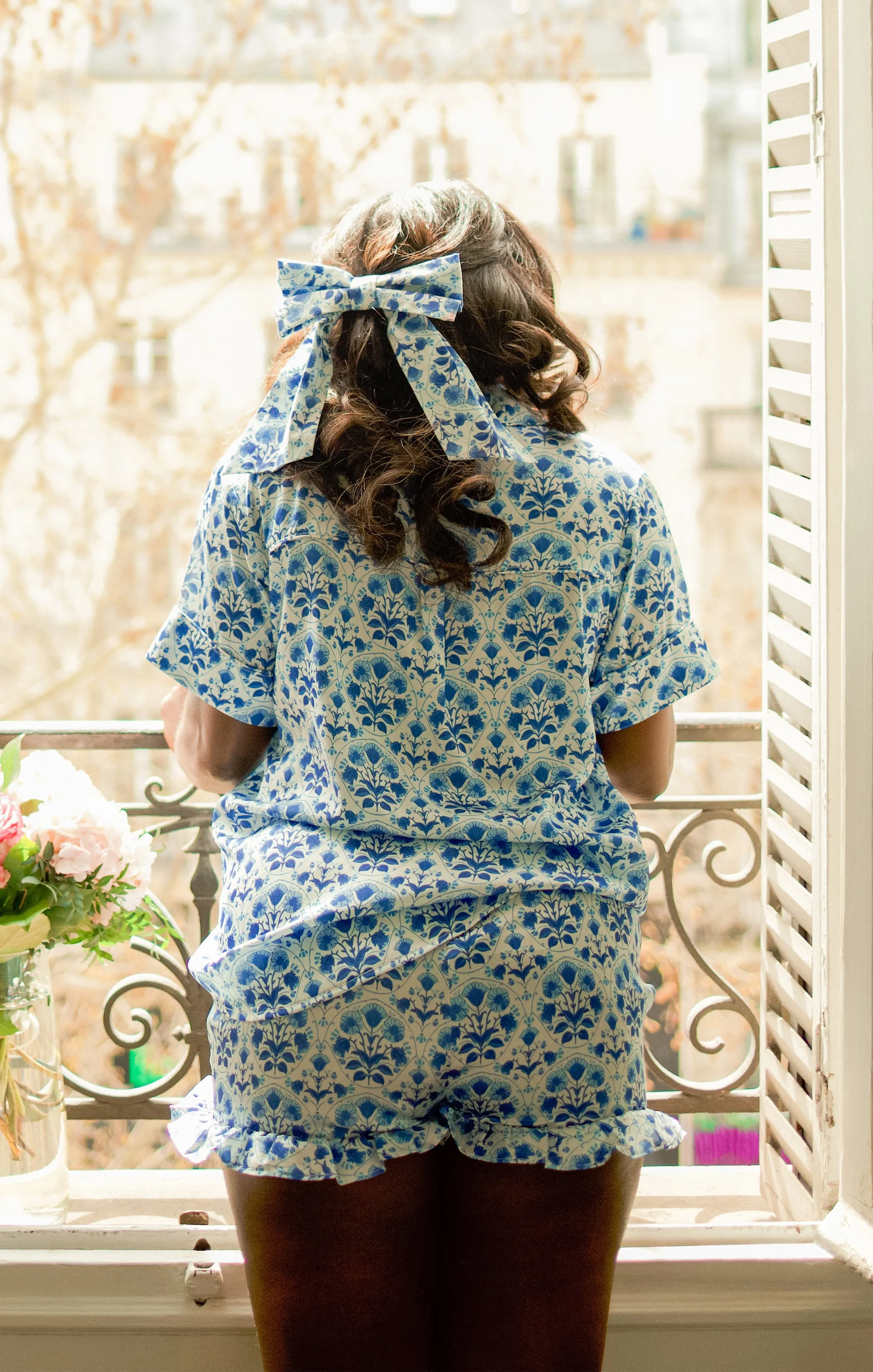 Daydreaming PJ Set ~ Blue Teagan Floral