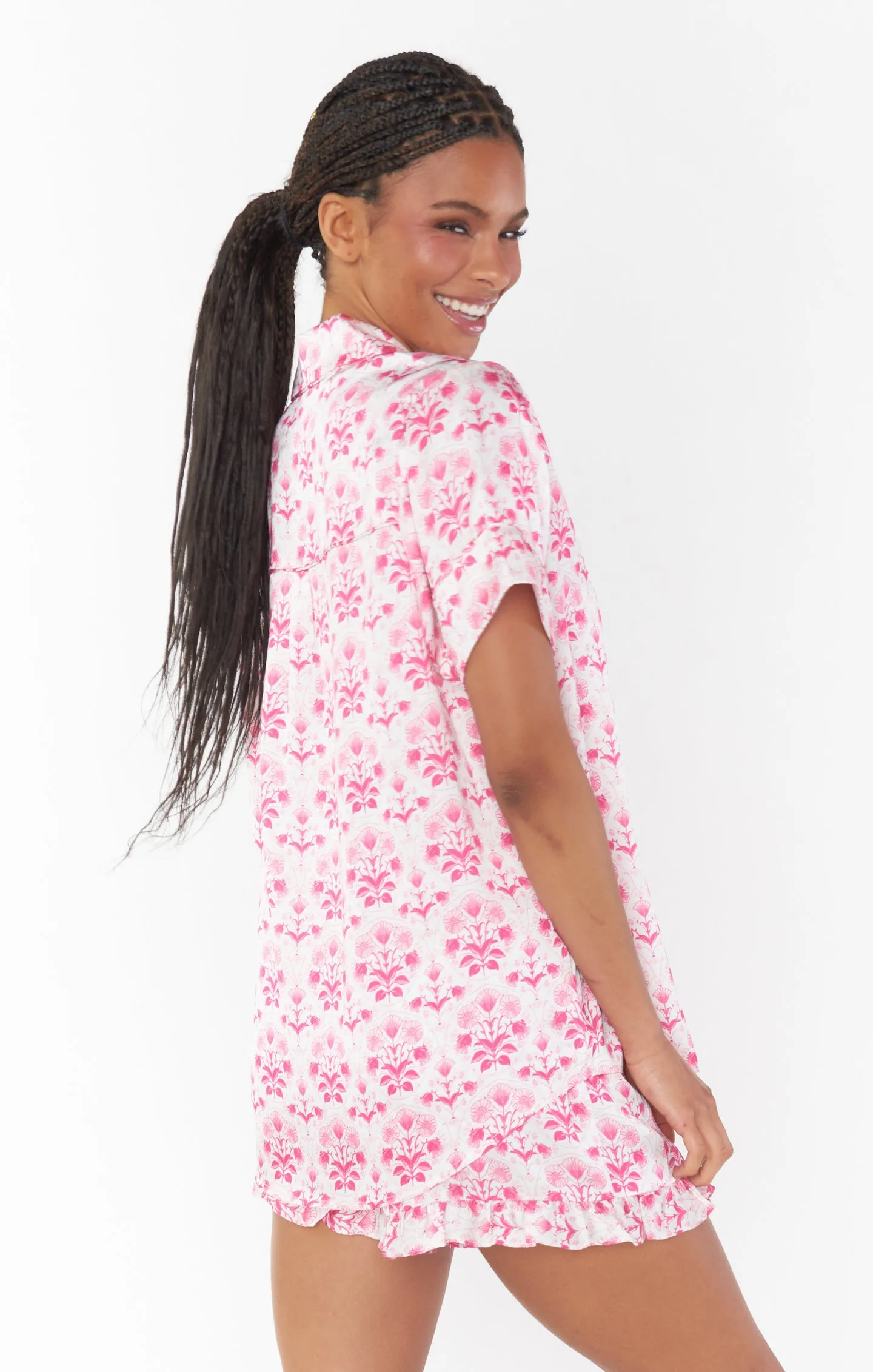 Daydreaming PJ Set ~ Pinck Teagan Floral