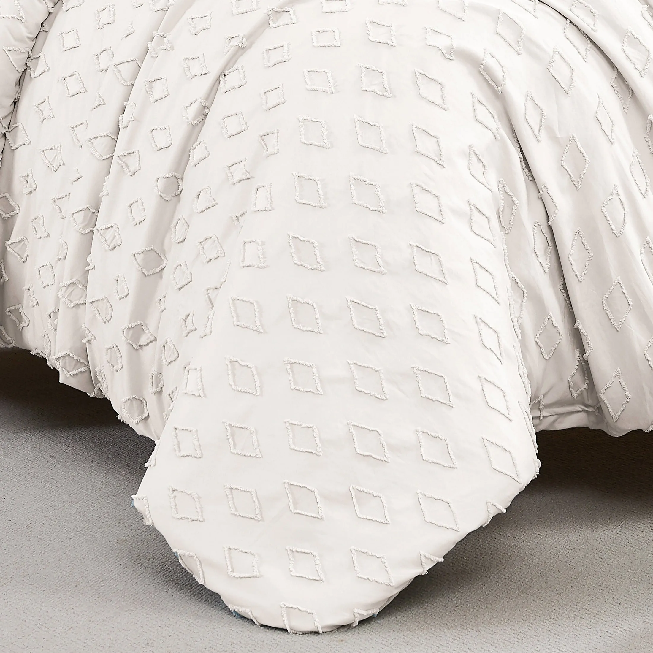 Delta Clipped Jacquard Duvet Cover Set