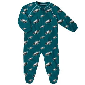 Eagles Logo Zip Up Pajamas