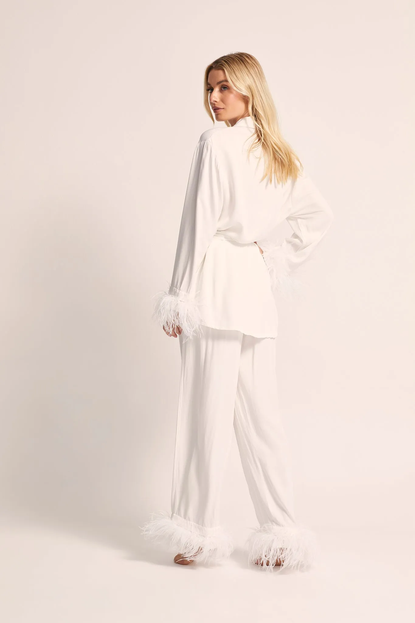 Emilie Pyjama Set - White