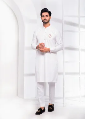 ER EMB 536 EDGE REPUYBLIC Kurta Pajama Signature Logo