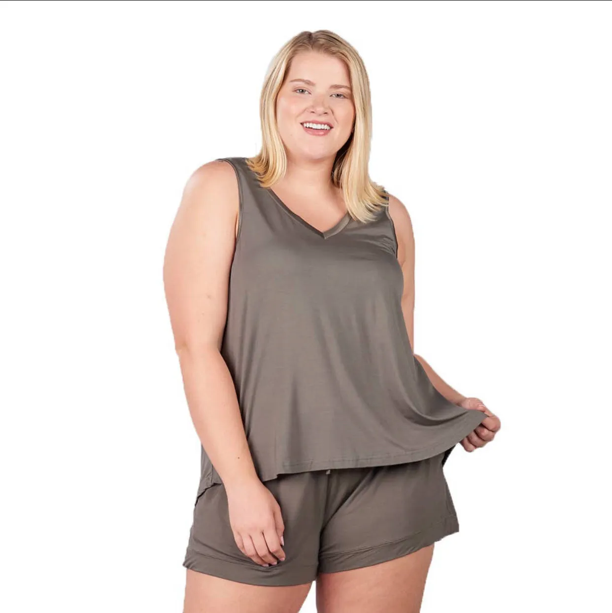 Faceplant Bamboo® Double-V Pajama Tank