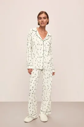 Gisele Printed Long Pj Set Alpine