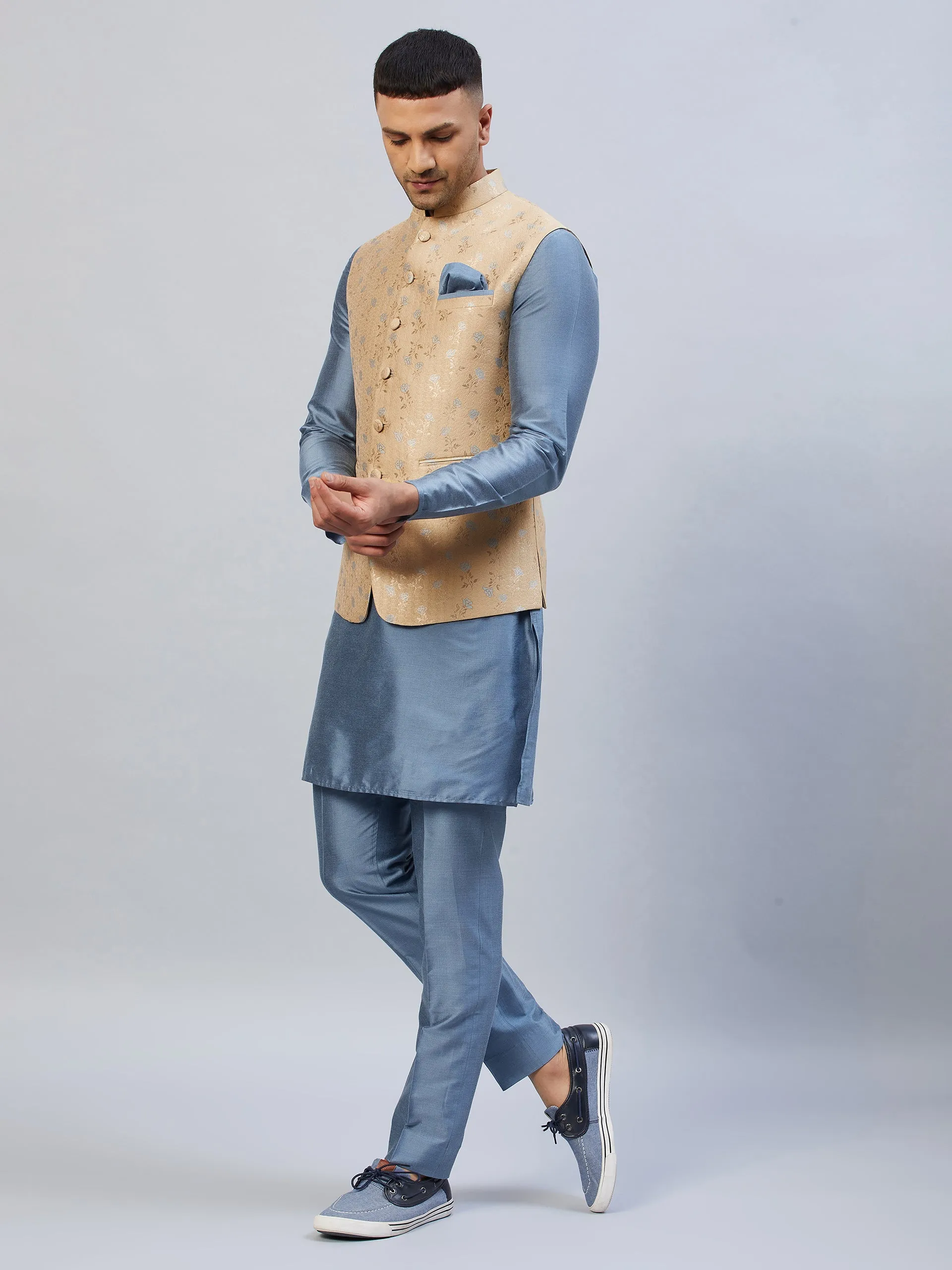 Gleaming Nehru Jacket Set