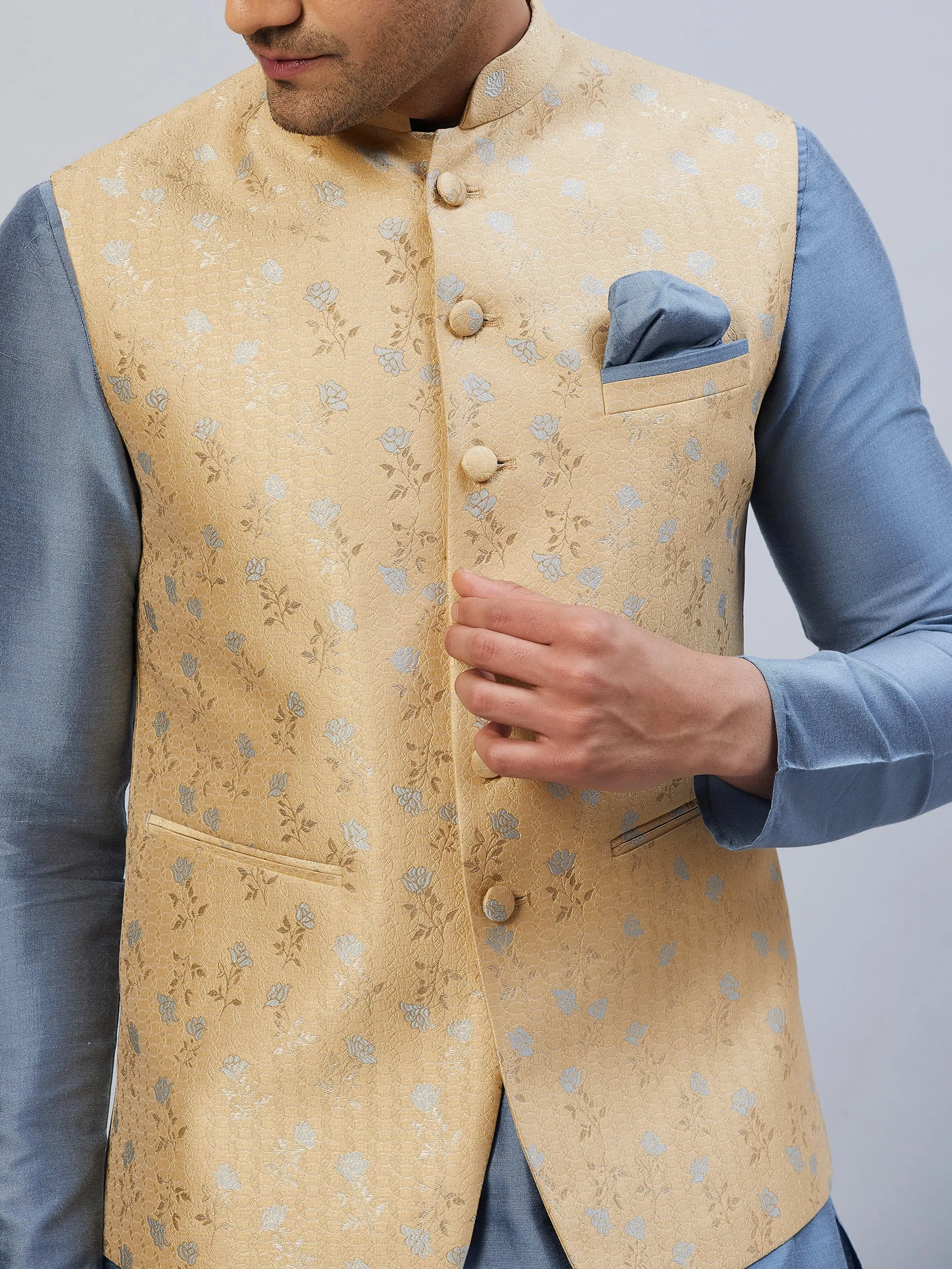 Gleaming Nehru Jacket Set