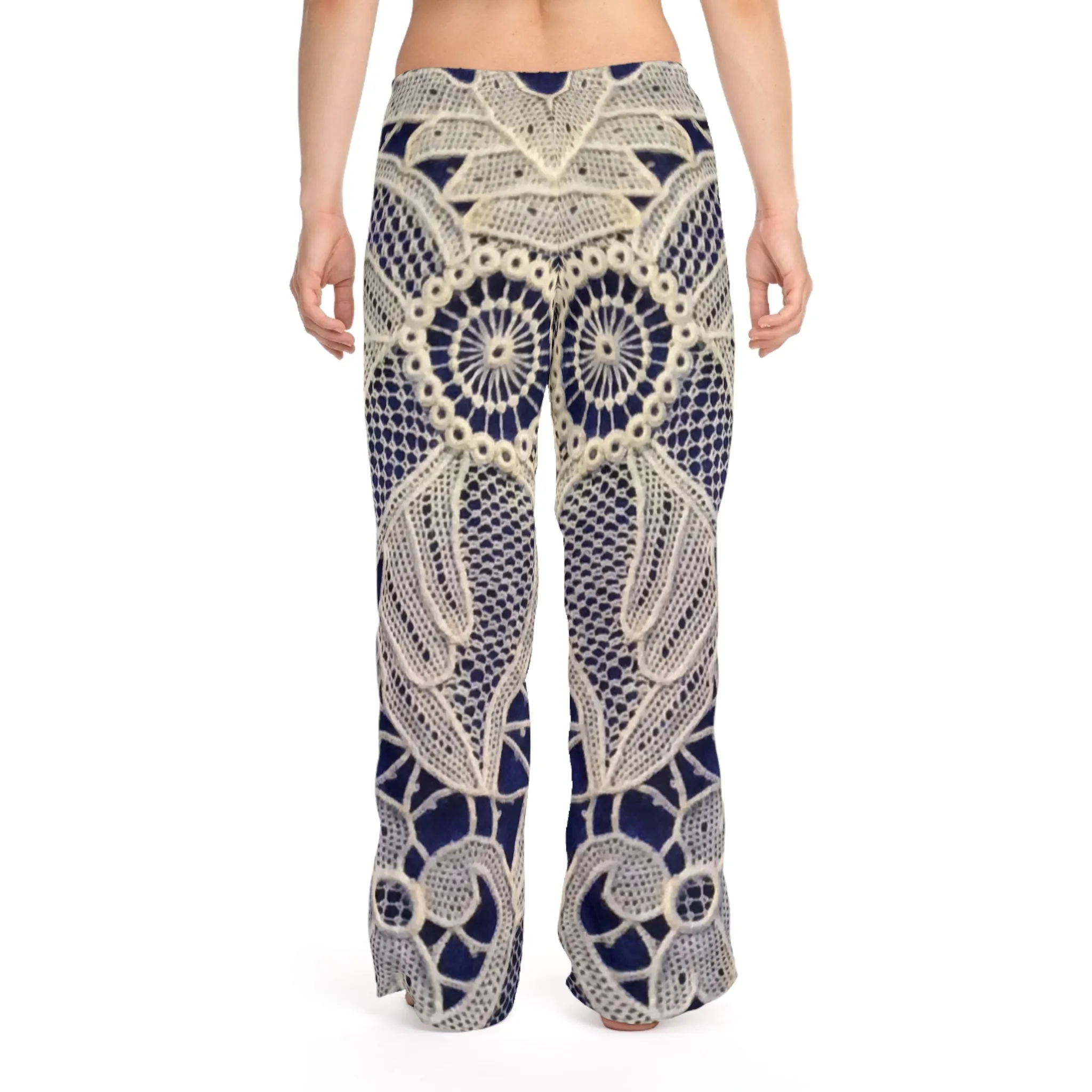 Golden and Blue - Inovax Women's Pajama Pants