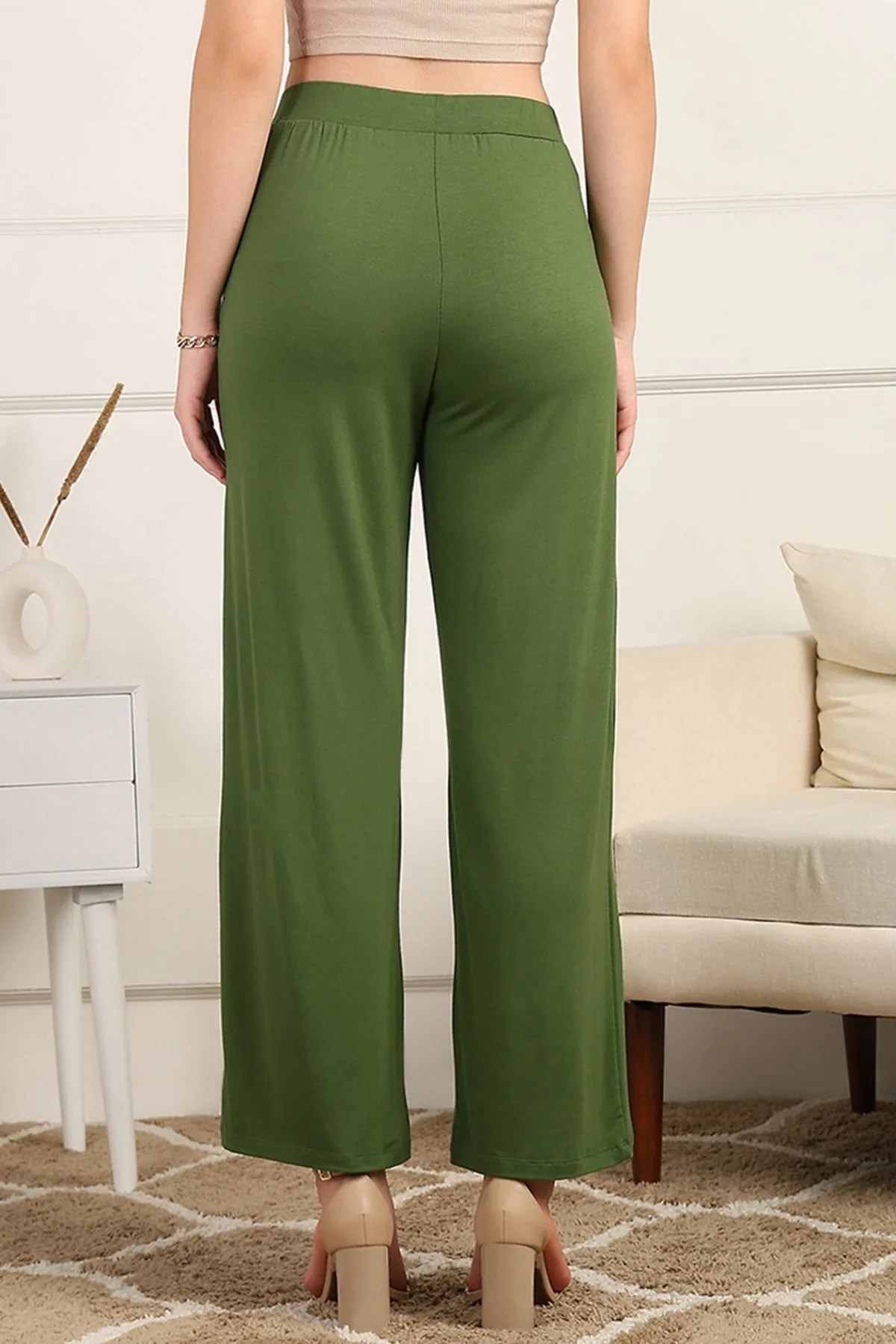 Green High Waist Maternity Pajama