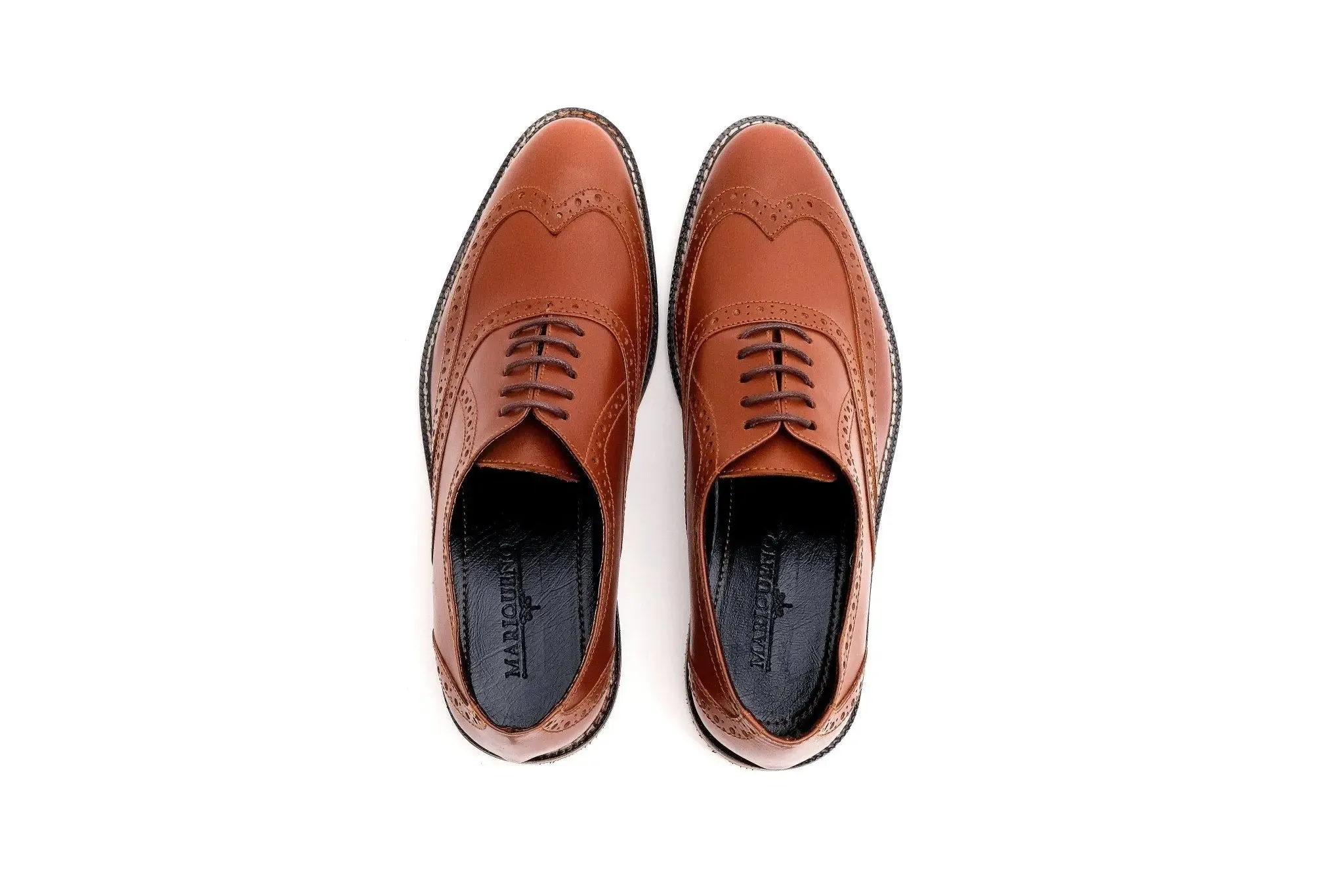 GUEVARRA Wingtip Oxford - Tan