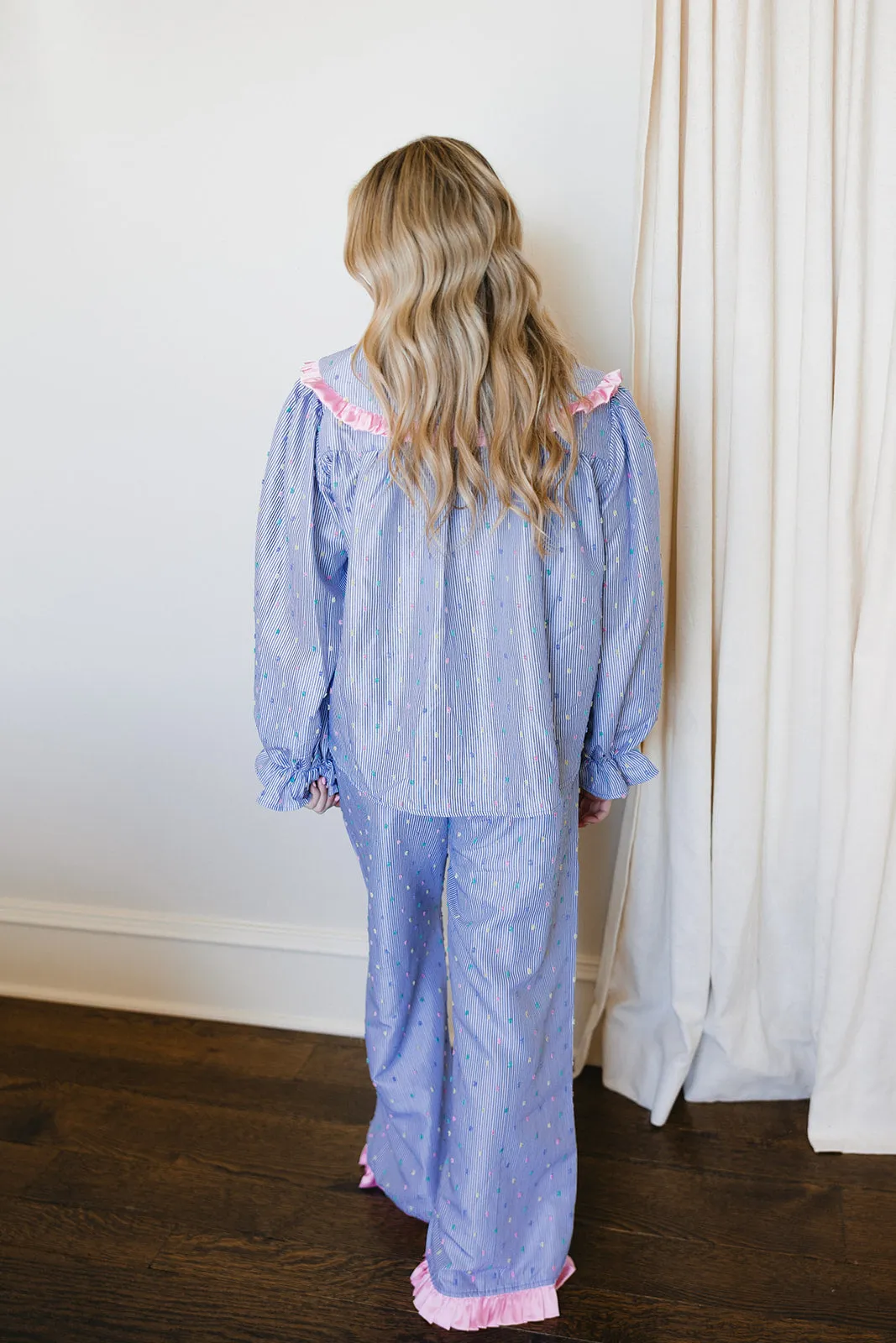 Having Fun Pajama Set - Blue