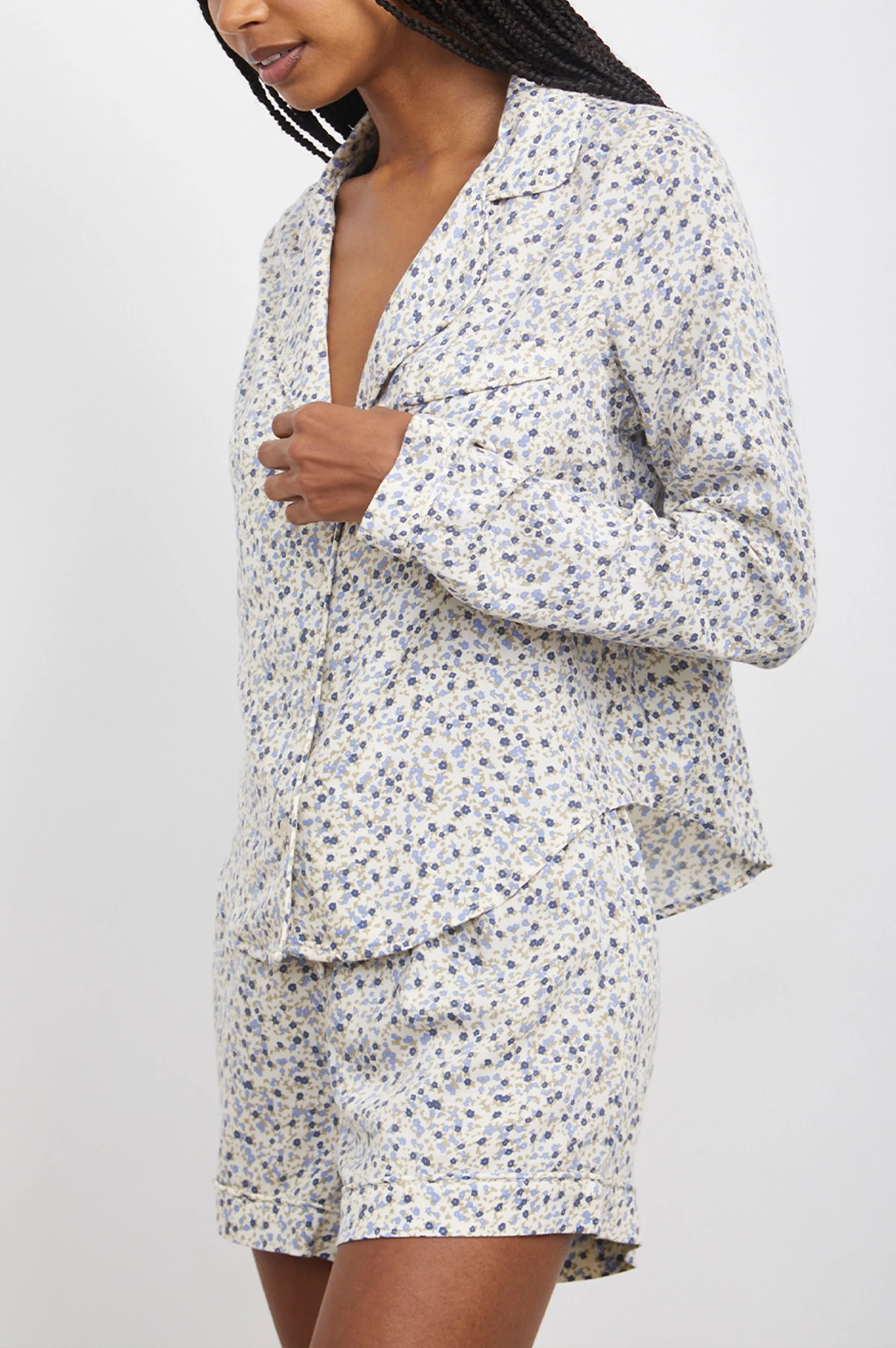 KELLEN PAJAMA SET - BLUE AZELEA