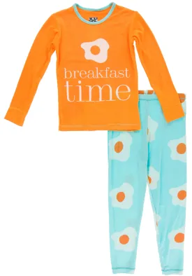 KicKee Pants Iceberg Eggs L/S Pajama Set