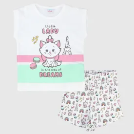 Kitten In Paris Sleeveless Pajama