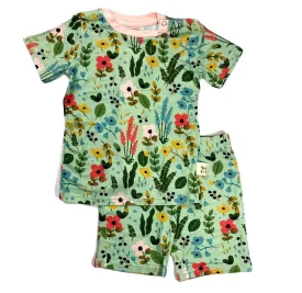 Kozi & Co Le Jardin S/S Pajama Set with Shorts