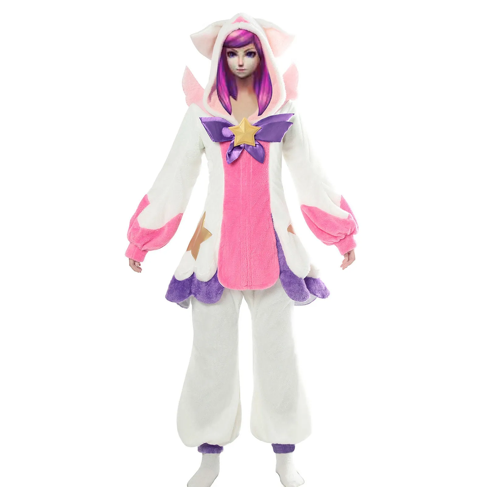 League of Legends Pajama Guardian Lux Cosplay Kigurumi