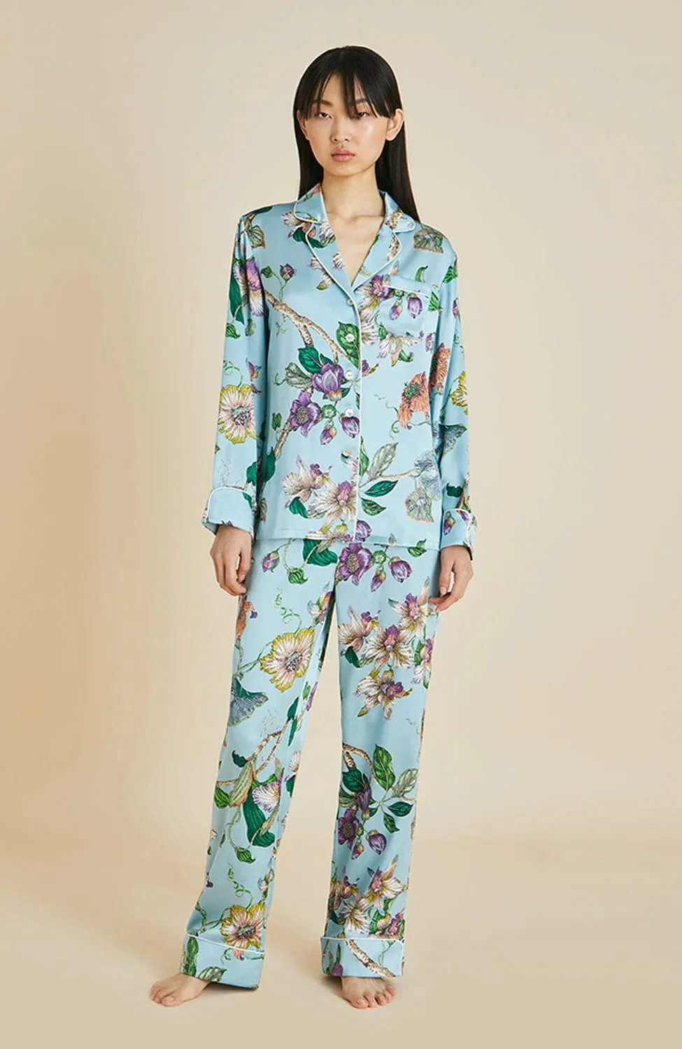 Lila Ceres Silk Pajama Set