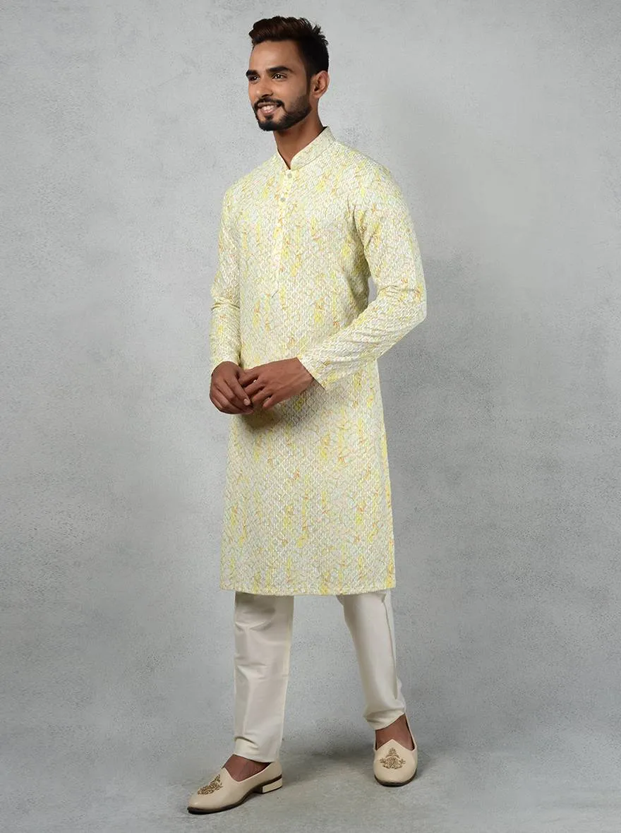 Lime Green Kurta Set | Azania