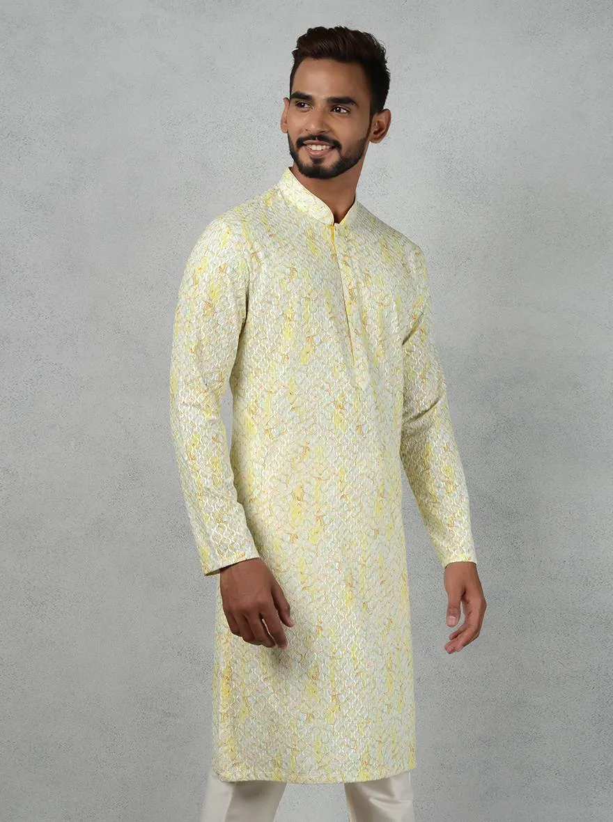 Lime Green Kurta Set | Azania