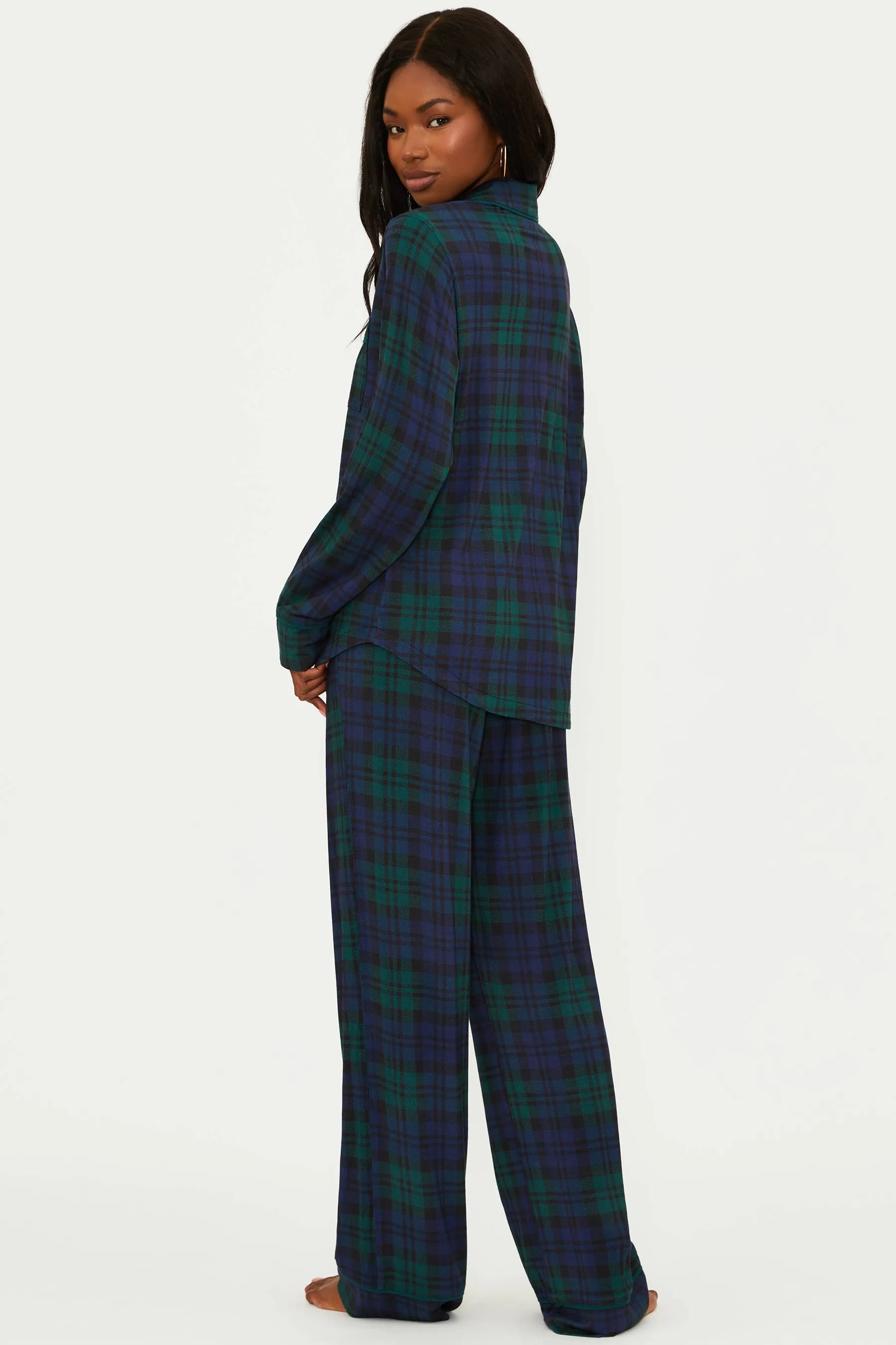 Livy Top & Connie Pant Set Wintergreen Plaid