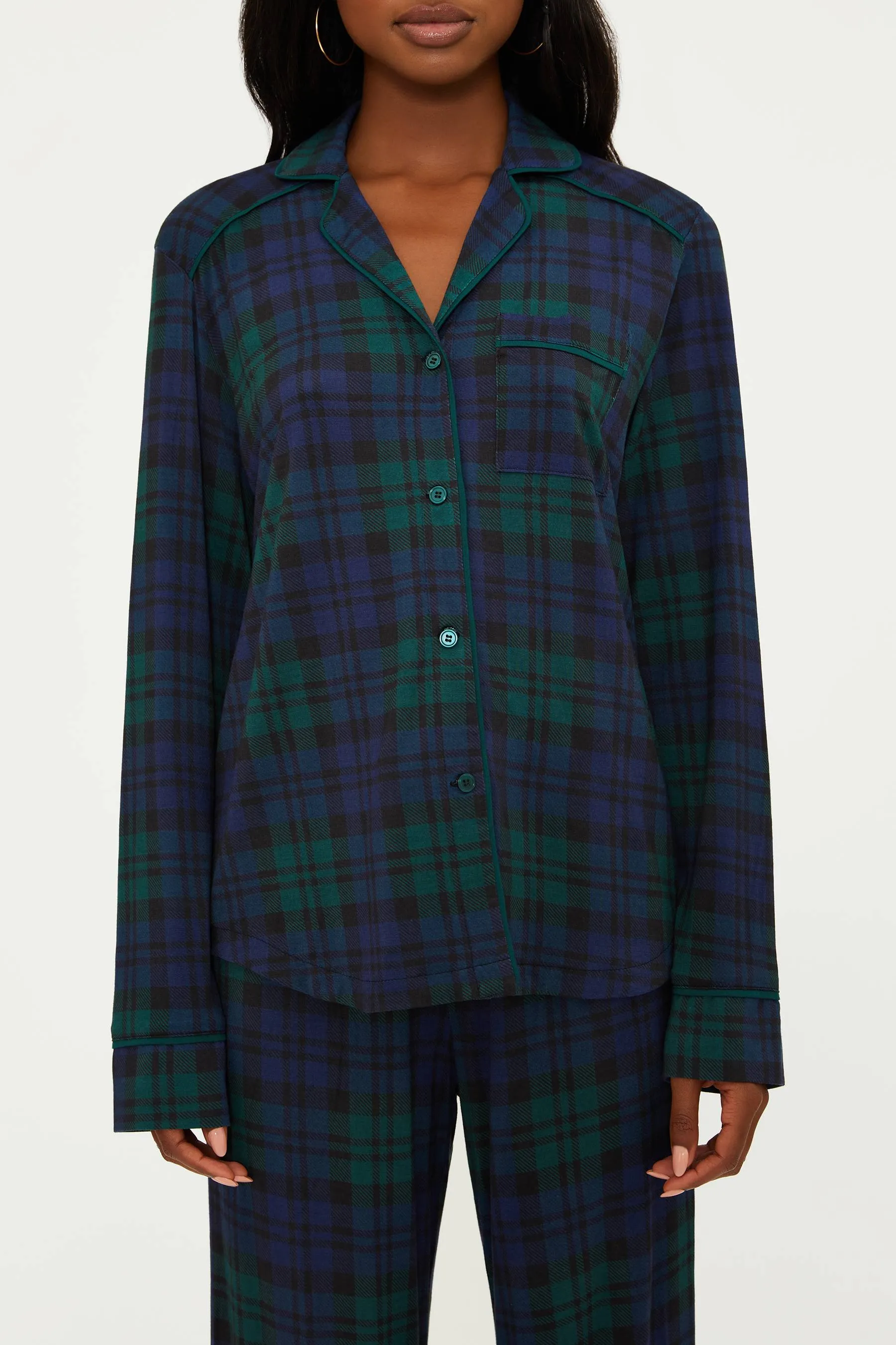 Livy Top & Connie Pant Set Wintergreen Plaid