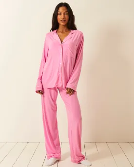 Long Pajama Set - Moonlight Mauve