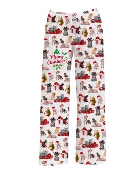 Meowy Christmas Lounge Pants