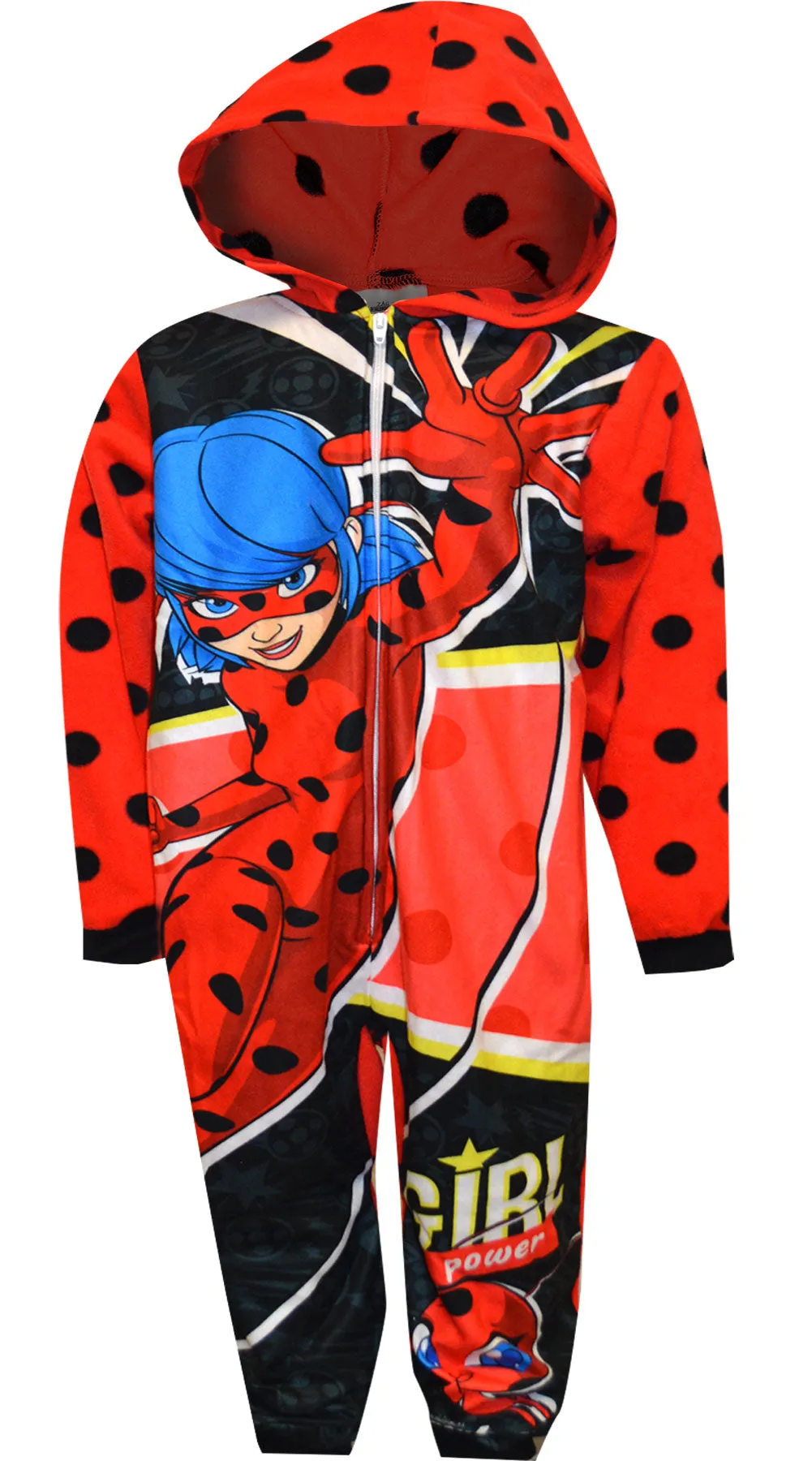 Miraculous Ladybug Cozy Fleece One Piece Blanket Sleeper