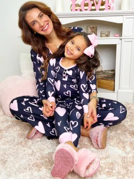 Mommy and Me Love You More Pajama Set