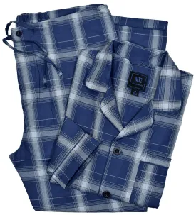 MP007 Navy Plaid Pajama