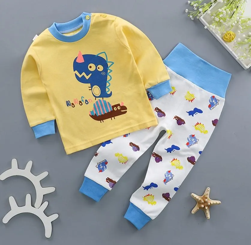 Naughty Dino and Teddy Bear Baby and Toddler Pyjama Set of 2