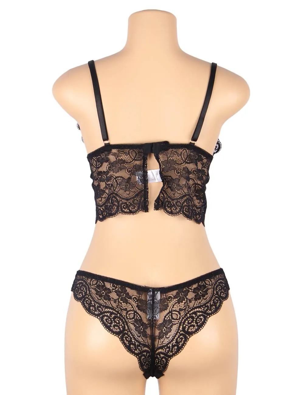 Obsidian Goddess Lace Trim Set