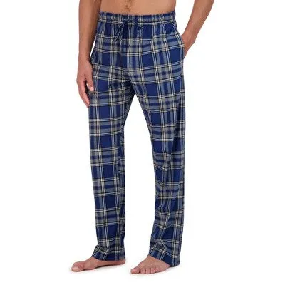 Open Box - Hanes Originals Men's 2pc Comfort Fleece Sleep Pajama Set - Blue M