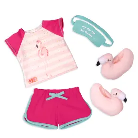 Our Generation Regular Outfit Flamingo Dreaming Pajama Outfit