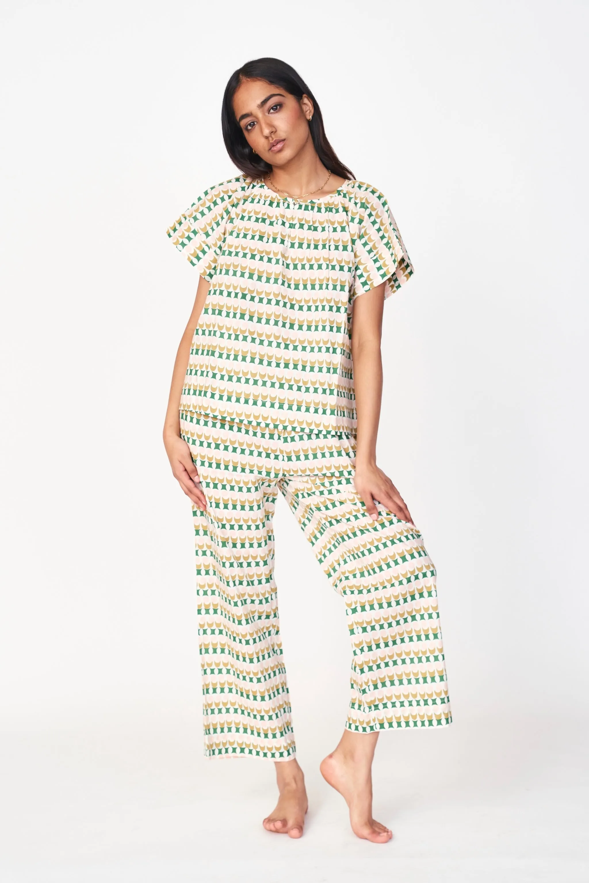 Pajama Pant Set in Jawbreaker