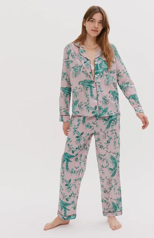 Parrot Organic Cotton Long Pajama Set